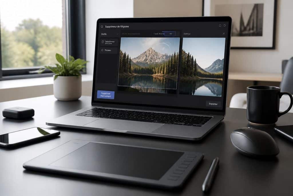 découvrez une méthode rapide et efficace pour enlever un filigrane de vos photos en ligne, sans effort et directement depuis votre navigateur.